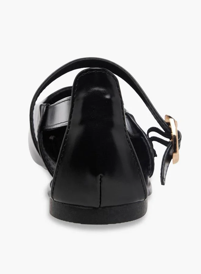 Flora Bella By Shoexpress BLACK Flora Bella Women Cutout Detail Mary Jane Shoes for Women | Best Price UAE